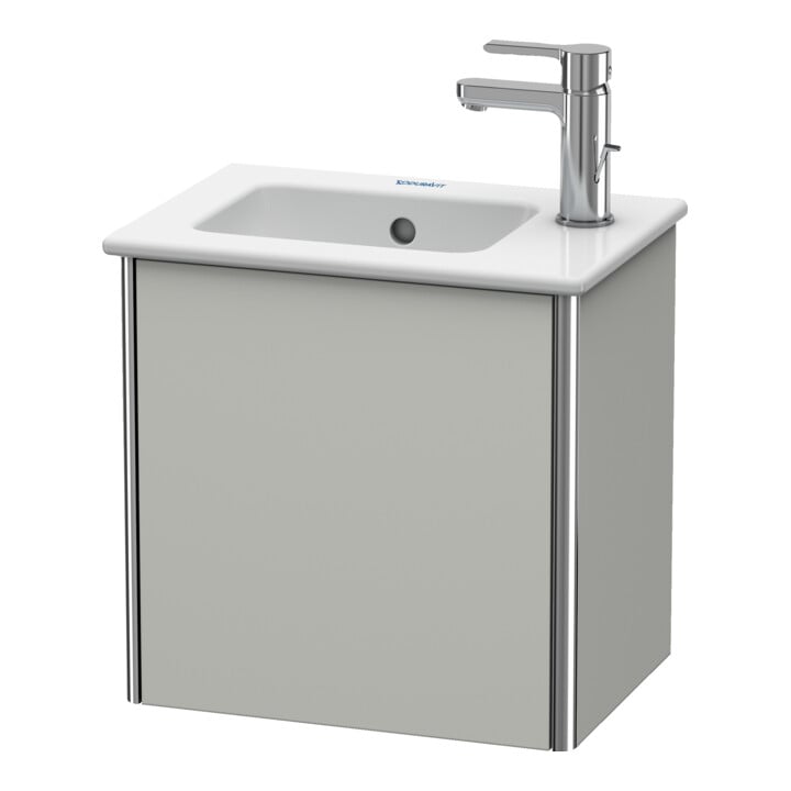 Duravit Waschtischunterschrank XSquare 41x28,9x40cm, wandhängend, T. li, betongr matt