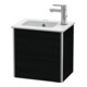 Duravit Waschtischunterschrank XSquare 41x28,9x40cm, wandhängend, T. li, Ei schwarz-1