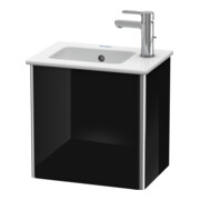 Duravit Waschtischunterschrank XSquare 41x28,9x40cm, wandhängend, T. li, sw hochglanz-2