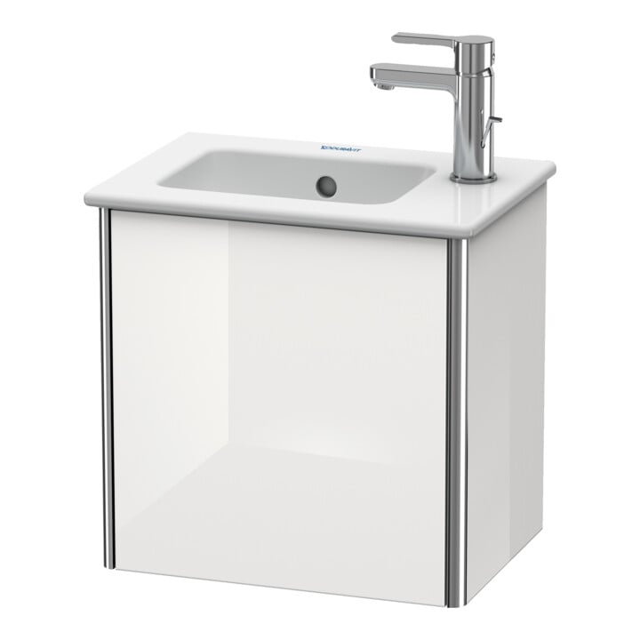 Duravit Waschtischunterschrank XSquare 41x28,9x40cm, wandhängend, T. li, we hochglanz