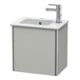 Duravit Waschtischunterschrank XSquare 41x28,9x40cm, wandhängend, T. re, betongr matt