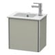 Duravit Waschtischunterschrank XSquare 41x28,9x40cm, wandhängend, T. re, Tau s-matt