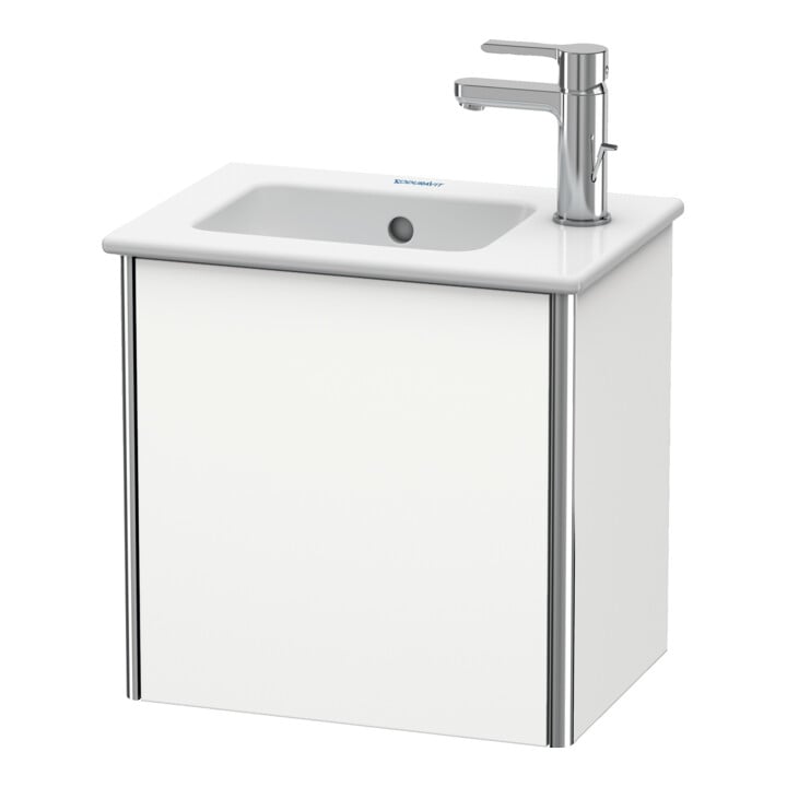 Duravit Waschtischunterschrank XSquare 41x28,9x40cm, wandhängend, T. re, we s-matt