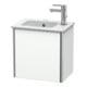 Duravit Waschtischunterschrank XSquare 41x28,9x40cm, wandhängend, T. re, we supermatt-1