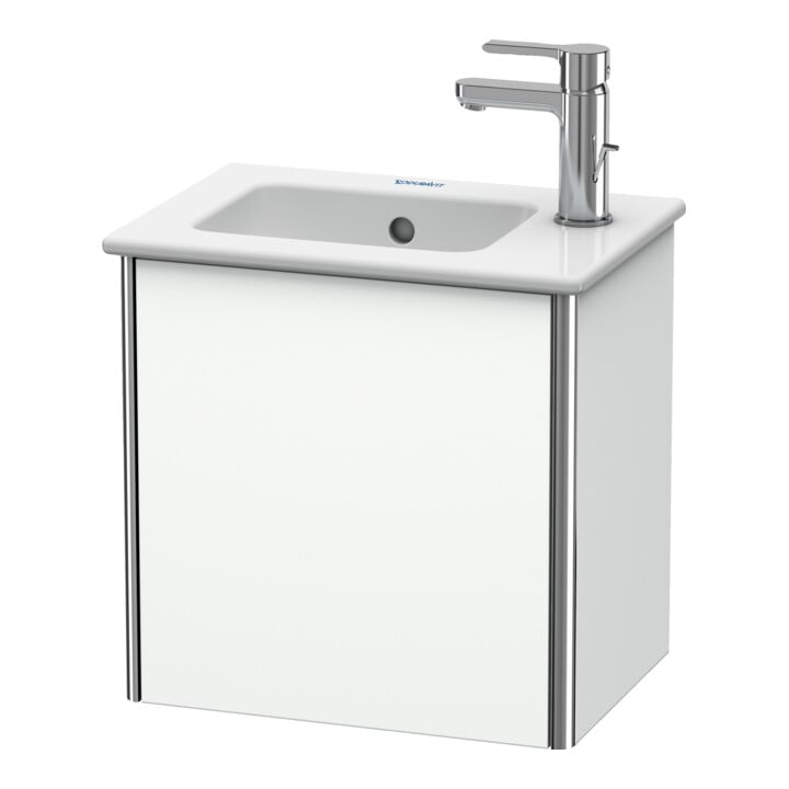 Duravit Waschtischunterschrank XSquare 41x28,9x40cm, wandhängend, T. re, weiß matt