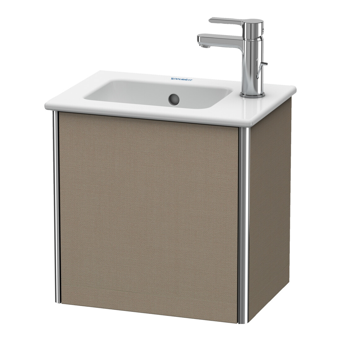 Duravit Waschtischunterschrank XSquare 41x28,9x40cm, wandhängend, Tür links, Leinen