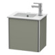 Duravit Waschtischunterschrank XSquare 41x28,9x40cm, wd, T li, steingrau s-matt