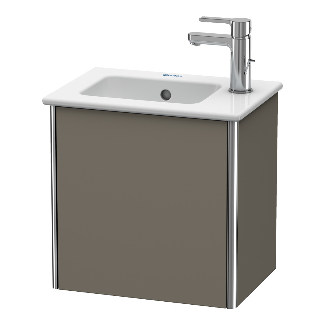 Duravit Waschtischunterschrank XSquare 41x28,9x40cm, wd, T. re, flan. Gr s-matt