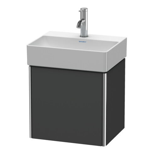 Duravit Waschtischunterschrank XSquare 43,4x34x39,7cm, wandhängend, Tür li, graph ma