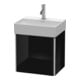 Duravit Waschtischunterschrank XSquare 43,4x34x39,7cm, wandhängend, Tür li, sw hgl