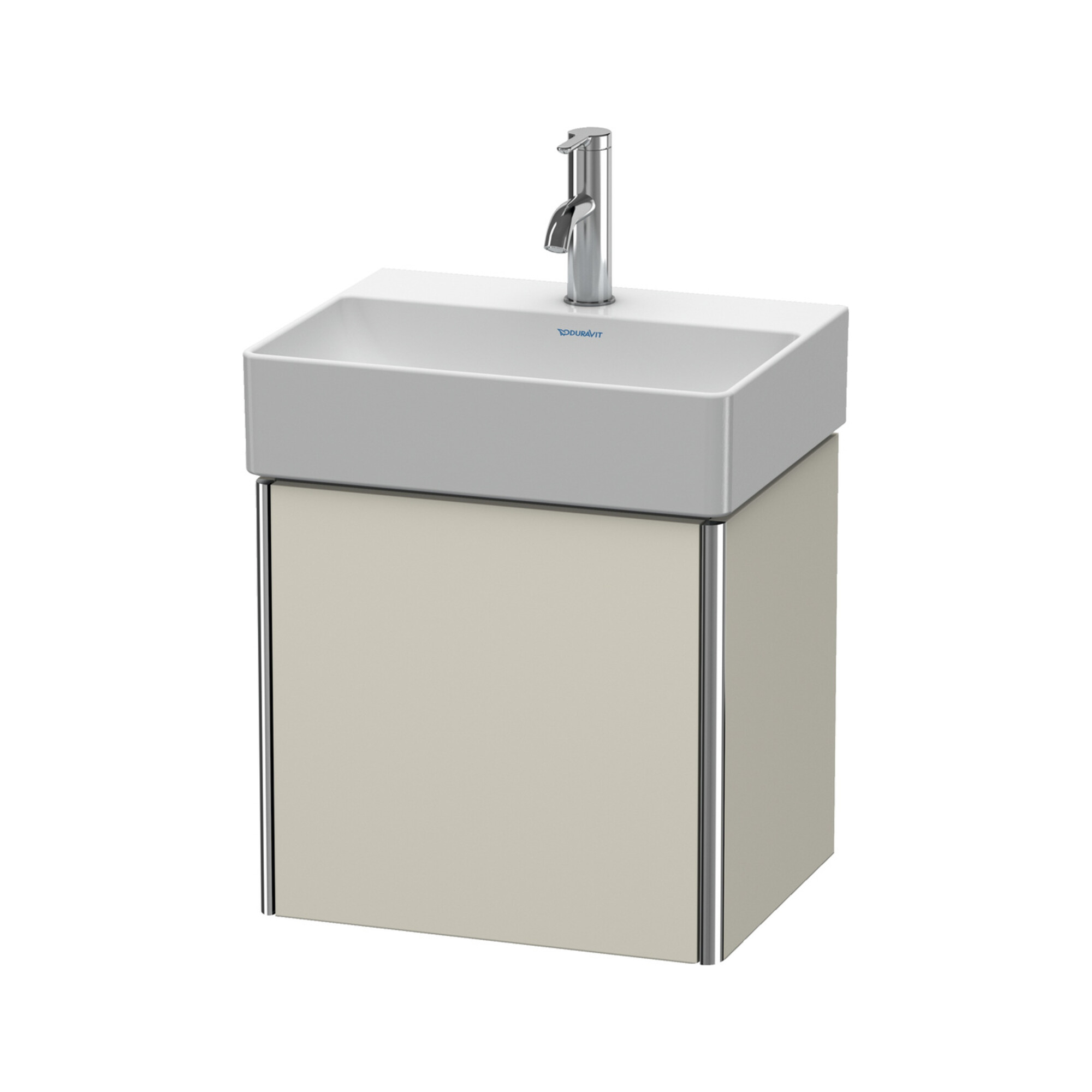 Duravit Waschtischunterschrank XSquare 43,4x34x39,7cm, wandhängend, Tür li, Tau matt