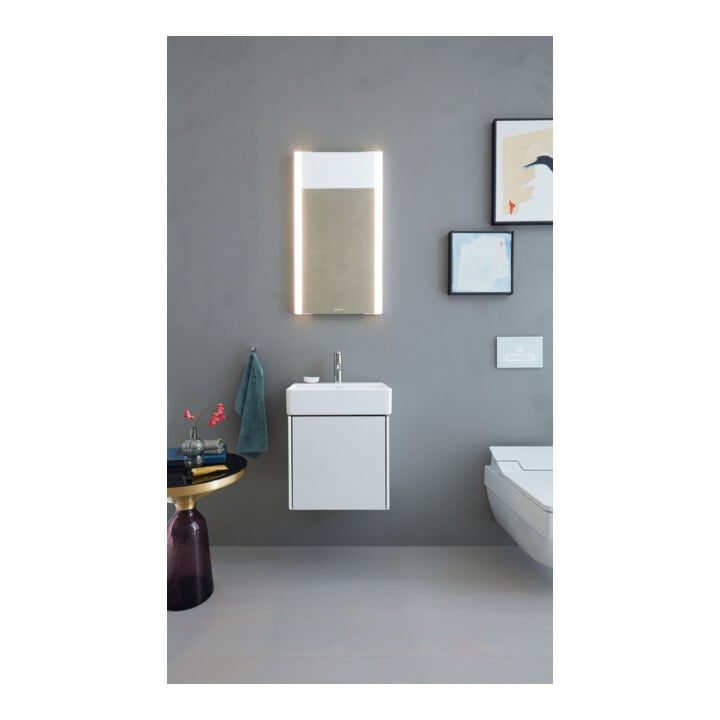 Duravit Waschtischunterschrank XSquare 43,4x34x39,7cm, wandhängend, Tür li, we. hgl