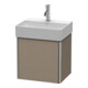 Duravit Waschtischunterschrank XSquare 43,4x34x39,7cm, wandhängend, Tür re, Leinen