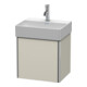 Duravit Waschtischunterschrank XSquare 43,4x34x39,7cm, wandhängend, Tür re, Tau matt-1