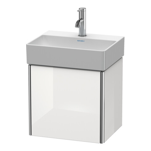 Duravit Waschtischunterschrank XSquare 43,4x34x39,7cm, wandhängend, Tür re, we. hgl