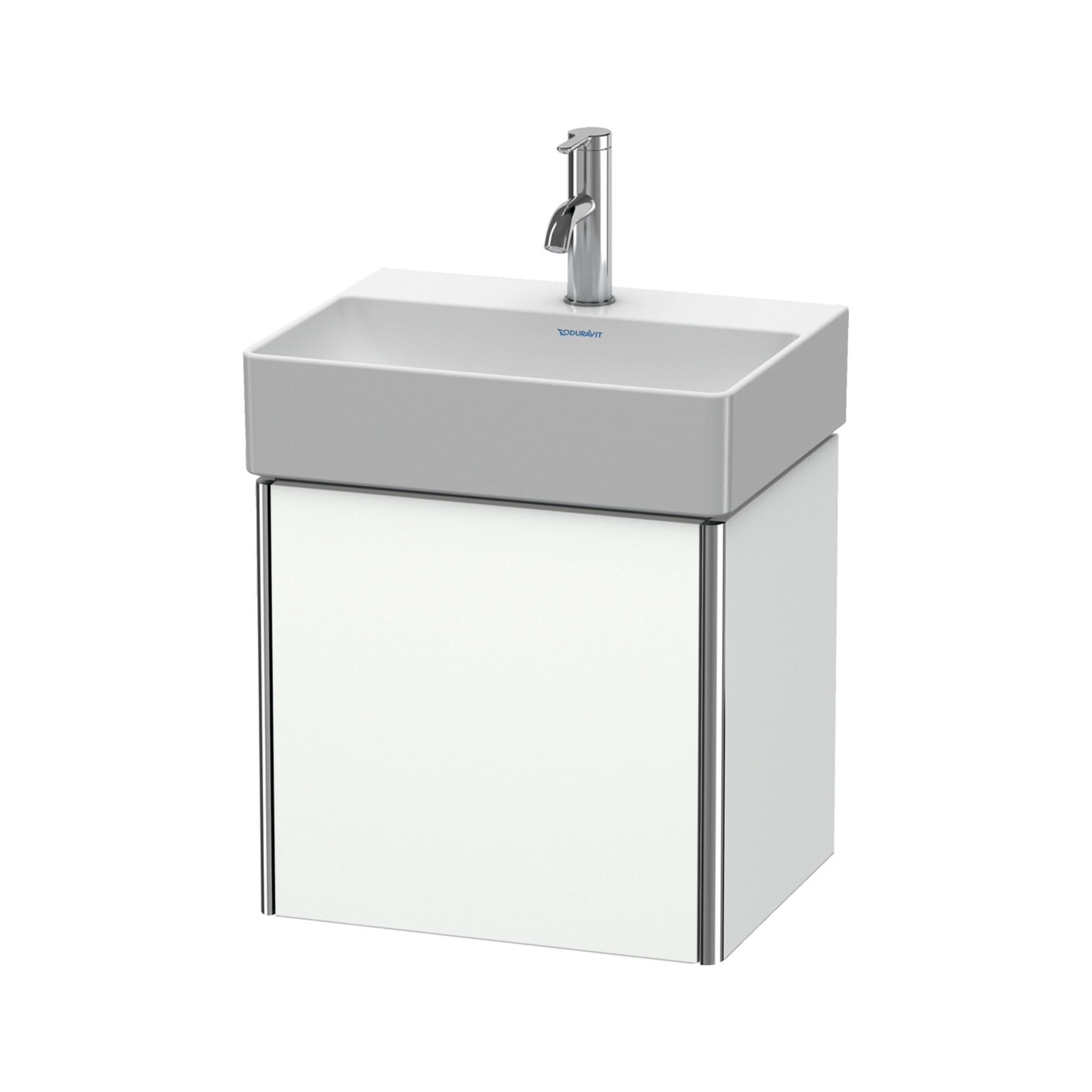 Duravit Waschtischunterschrank XSquare 43,4x34x39,7cm, wandhängend, Tür re, we. matt