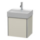 Duravit Waschtischunterschrank XSquare 43,4x34x39,7cm, wandhängend, Tür rechts, taupe-2
