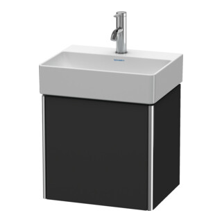 Duravit Waschtischunterschrank XSquare 43,4x34x39,7cm, wd, Tür li, graph matt