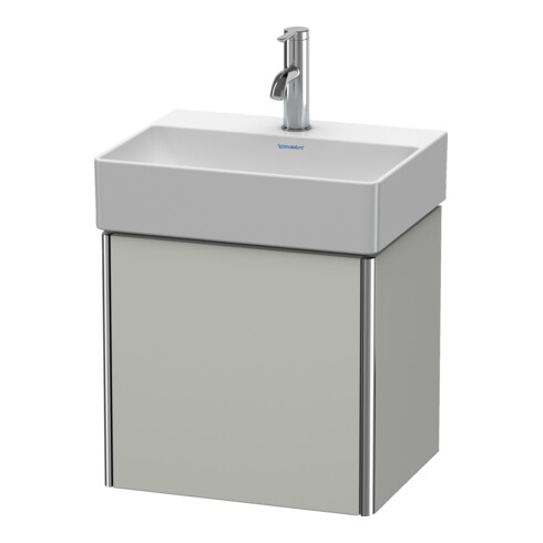 Duravit Waschtischunterschrank XSquare 43,4x34x39,7cm, wd, Tür re, betongr ma