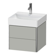 Duravit Waschtischunterschrank XSquare 48,4x46x39,7cm, 2 SBK, wandhängend, betongr ma-2
