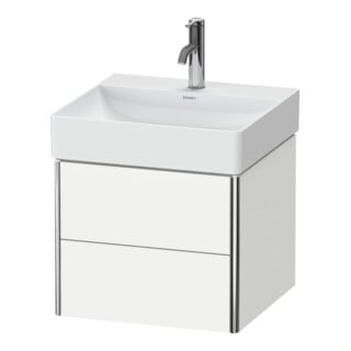 Duravit Waschtischunterschrank XSquare 48,4x46x39,7cm, 2 SBK, wandhängend, we. matt