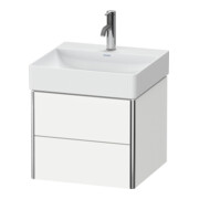 Duravit Waschtischunterschrank XSquare 48,4x46x39,7cm, 2 SBK, wandhängend, we. matt