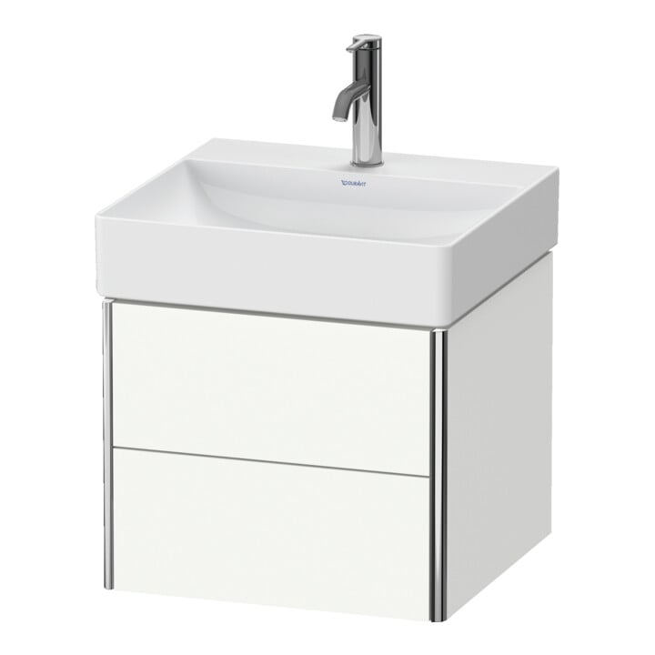 Duravit Waschtischunterschrank XSquare 48,4x46x39,7cm, 2 SBK, wandhängend, we. s-matt