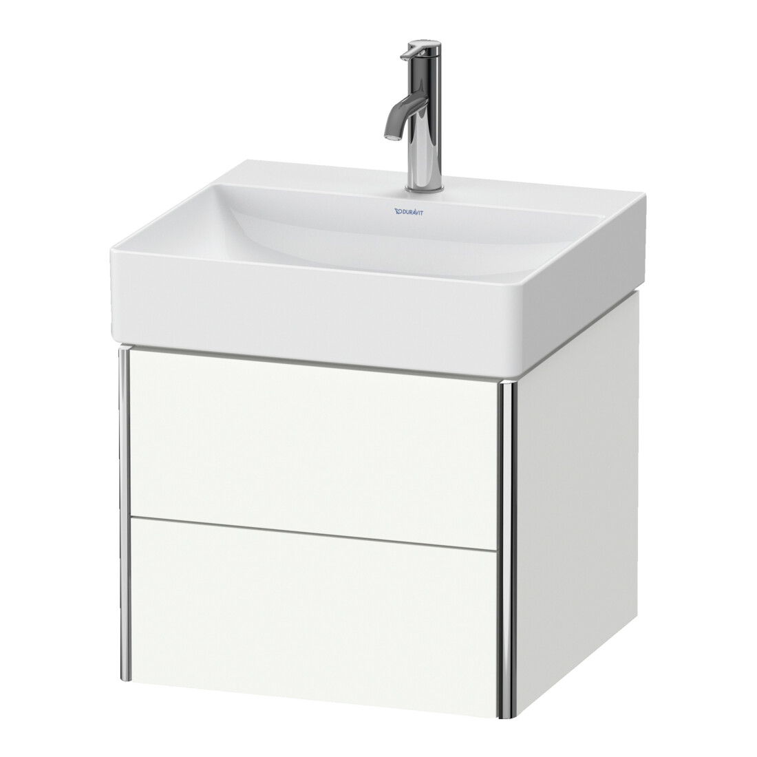 Duravit Waschtischunterschrank XSquare 48,4x46x39,7cm, 2 SBK, wandhängend, we. s-matt