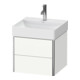 Duravit Waschtischunterschrank XSquare 48,4x46x39,7cm, 2 SBK, wandhängend, we. s-matt-5