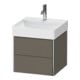 Duravit Waschtischunterschrank XSquare 48,4x46x39,7cm, 2 SBK, wd, f Gr s-matt