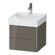 Duravit Waschtischunterschrank XSquare 48,4x46x39,7cm, 2 SBK, wd, flan. Gr hgl-2