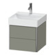 Duravit Waschtischunterschrank XSquare 48,4x46x39,7cm, 2 SBK, wd, st-g s-matt-1