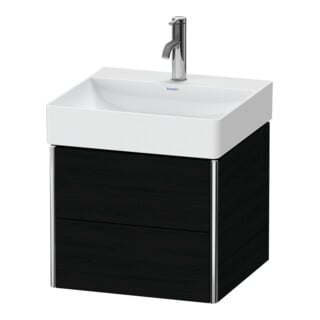 Duravit Waschtischunterschrank XSquare 48,4x46x39,7cm, 2 Schub., wandhängend, Ei sw