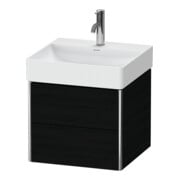 Duravit Waschtischunterschrank XSquare 48,4x46x39,7cm, 2 Schub., wandhängend, Ei sw