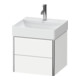 Duravit Waschtischunterschrank XSquare 48,4x46x39,7cm, 2 Schub., wandhängend, sw hgl-1