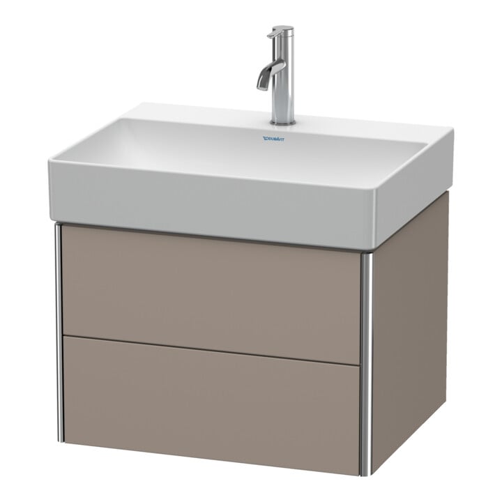 Duravit Waschtischunterschrank XSquare 58,4x46cm, bas. m, 2 Schubk., wandhängend