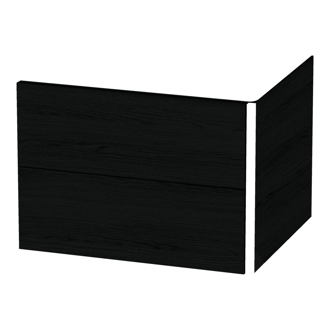 Duravit Waschtischunterschrank XSquare 58,4x46cm, Ei sw, 2 Schubk., wandhängend