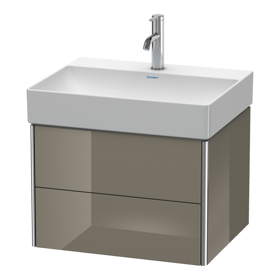 Duravit Waschtischunterschrank XSquare 58,4x46cm, f Gr hgl, 2 Schubk., wandhängend