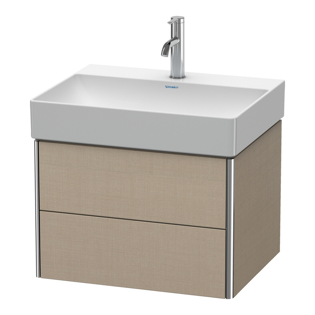Duravit Waschtischunterschrank XSquare 58,4x46cm, lei, 2 Schubk., wandhängend