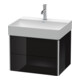 Duravit Waschtischunterschrank XSquare 58,4x46cm, sw hgl, 2 Schubk., wandhängend-4