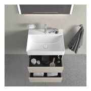 Duravit Waschtischunterschrank XSquare 58,4x46cm, Tau, 2 Schubk., wandhängend-4