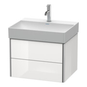 Duravit Waschtischunterschrank XSquare 58,4x46cm, we hgl, 2 Schubk., wandhängend-4