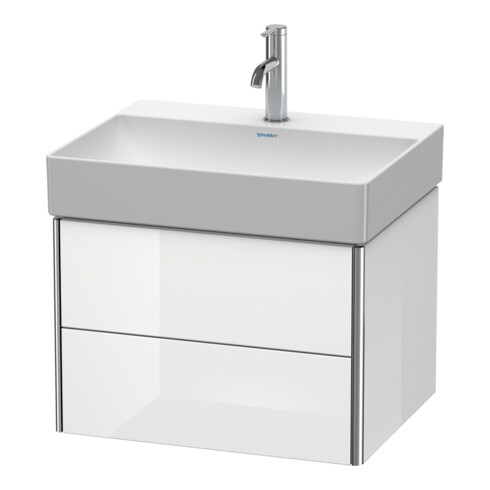 Duravit Waschtischunterschrank XSquare 58,4x46cm, we hgl, 2 Schubk., wandhängend