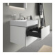 Duravit Waschtischunterschrank XSquare 58,4x46cm, we m, 2 Schubk., wandhängend