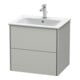Duravit Waschtischunterschrank XSquare 61x47,8cm, betongr m, 2 Schubk., wandhängend-2