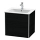 Duravit Waschtischunterschrank XSquare 61x47,8cm, Ei sw, 2 Schubk., wandhängend-1