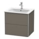 Duravit Waschtischunterschrank XSquare 61x47,8cm, f Gr s-matt, 2 Schubk., wandhängend-2
