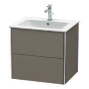 Duravit Waschtischunterschrank XSquare 61x47,8cm, f Gr s-matt, 2 Schubk., wandhängend-2