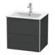 Duravit Waschtischunterschrank XSquare 61x47,8cm, graph m, 2 Schubk., wandhängend-2