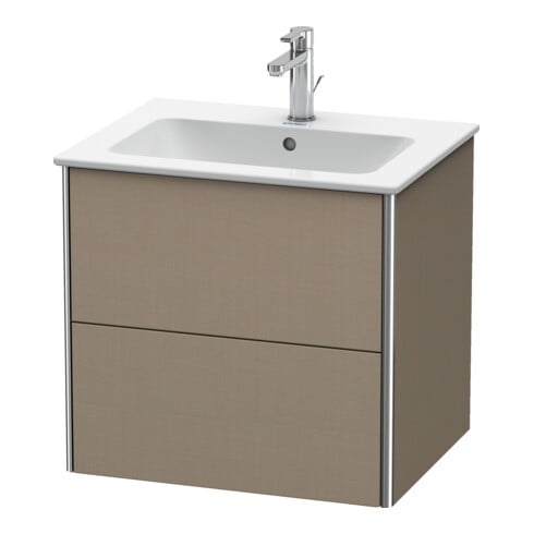 Duravit Waschtischunterschrank XSquare 61x47,8cm, lei, 2 Schubk., wandhängend
